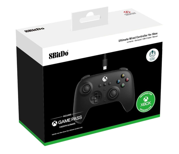 8BitDo Ultimate Wired Controller for Xbox Hall Ed Black RET00420 - 1262430 - zdjęcie 3
